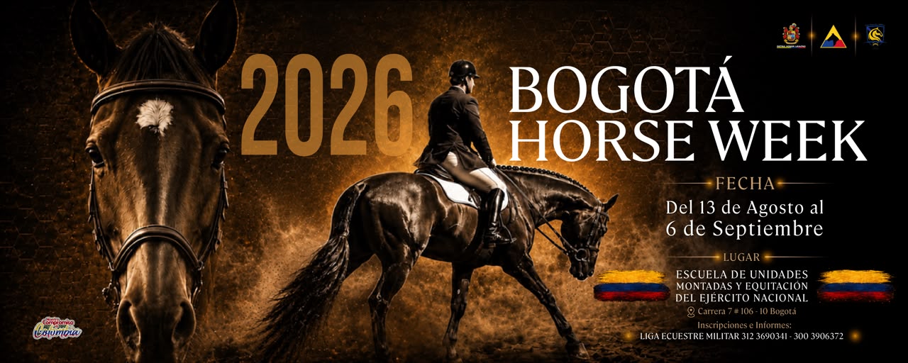 La Escuela de Unidades Montadas y Equitación del Ejército abre sus puertas al gran evento ecuestre del año: Almasanta Bogotá Horse Week 2026
